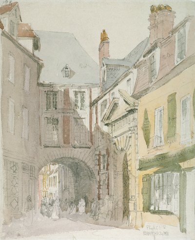 Place Barthelme, Paris by David Cox